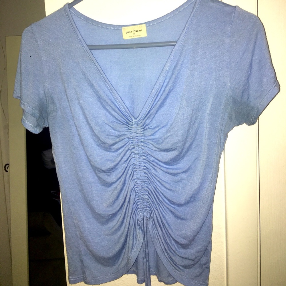 Short Sleeve Top Cropped w/ Sinch